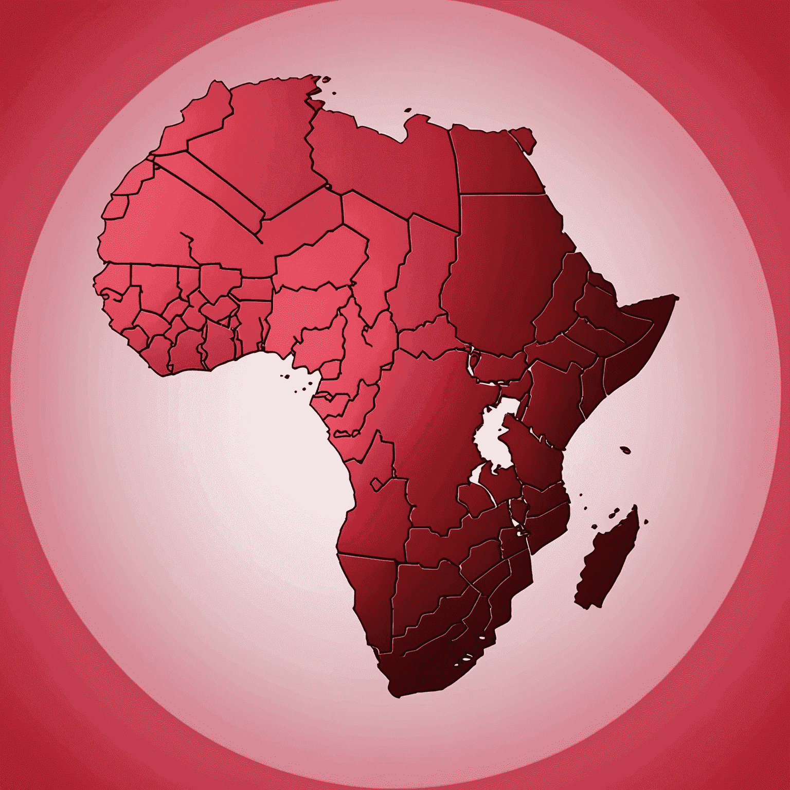 StrategyAfrica logo in red and pink colors