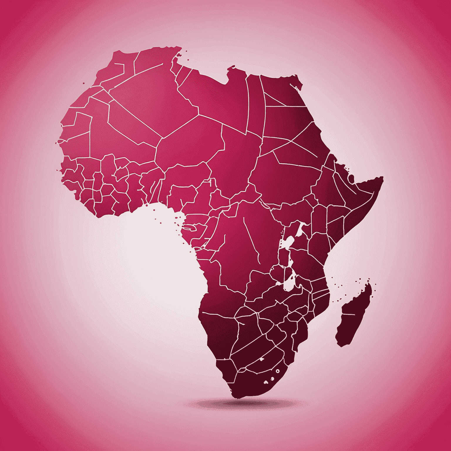 StrategyAfrica logo in red and pink colors