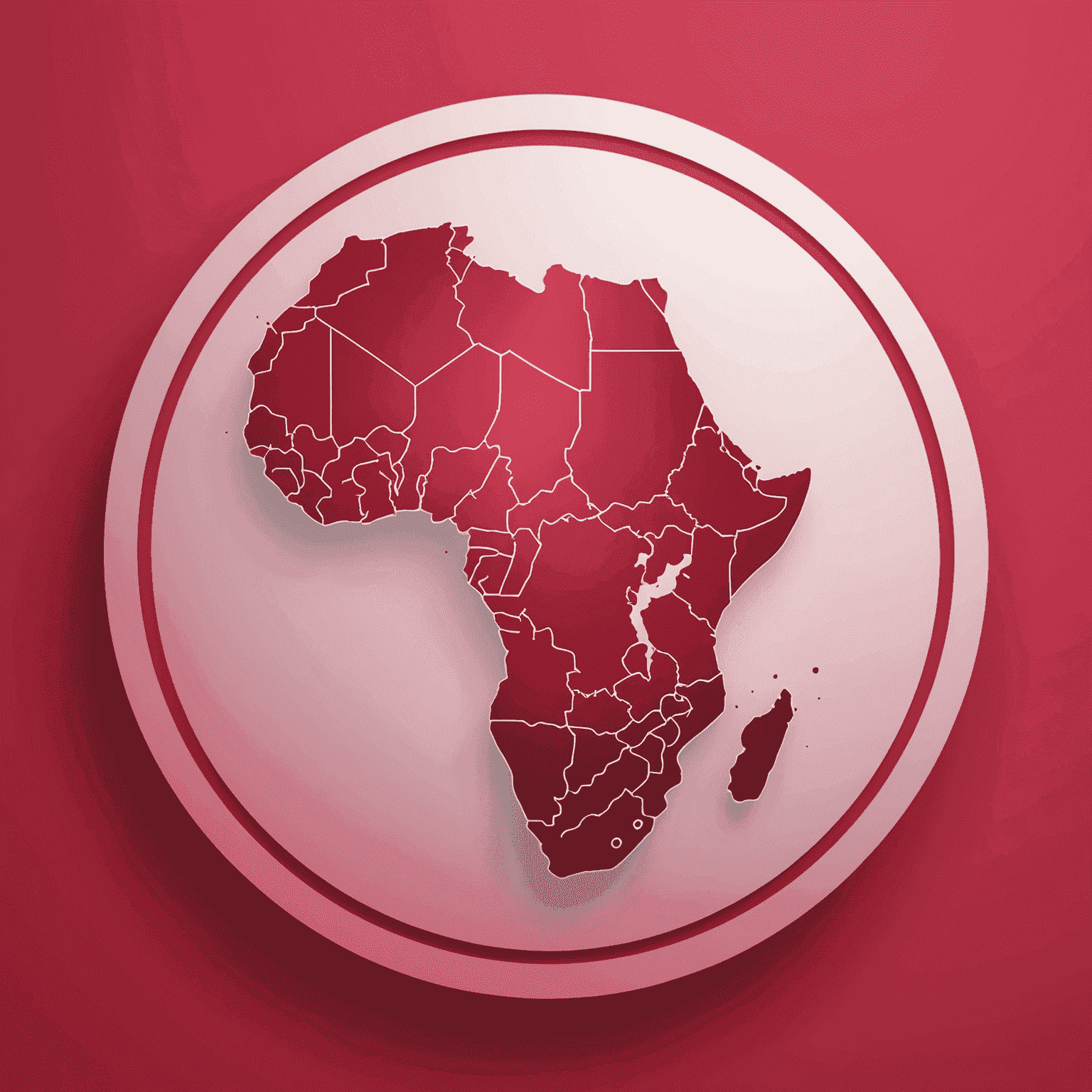 StrategyAfrica logo in red and pink colors