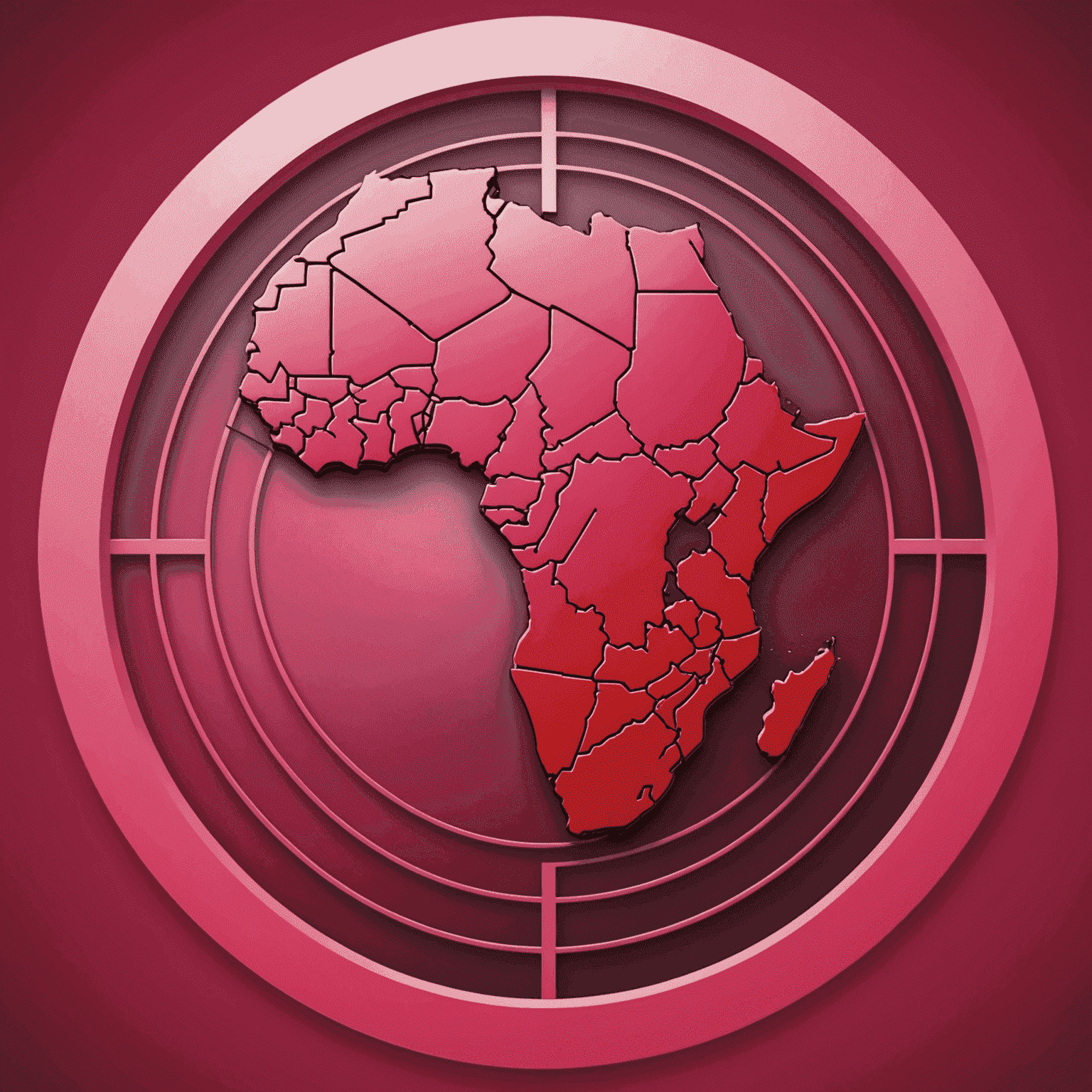 StrategyAfrica logo in red and pink colors