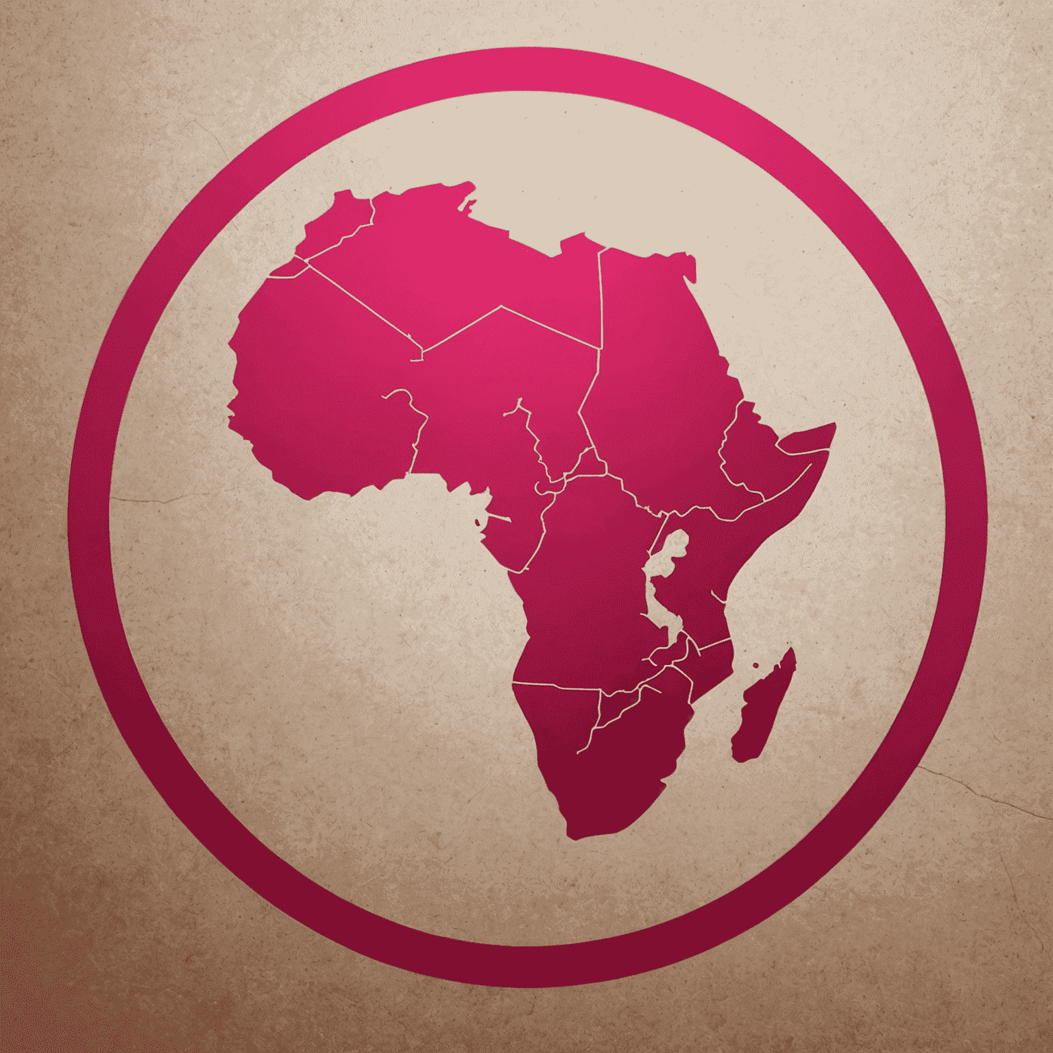 StrategyAfrica logo in red and pink colors