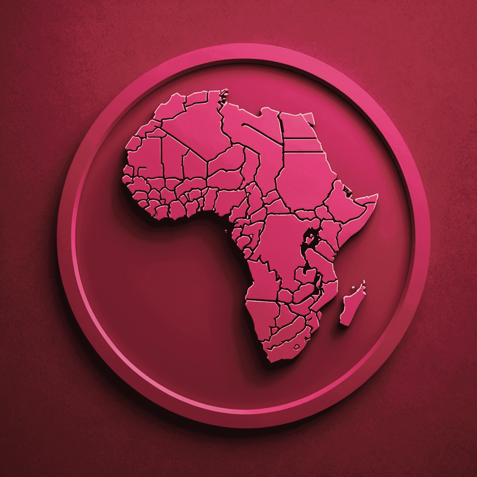 StrategyAfrica logo in red and pink colors