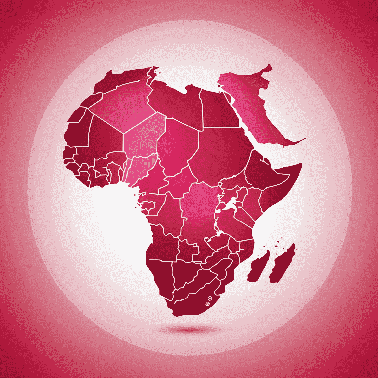 StrategyAfrica logo in red and pink colors